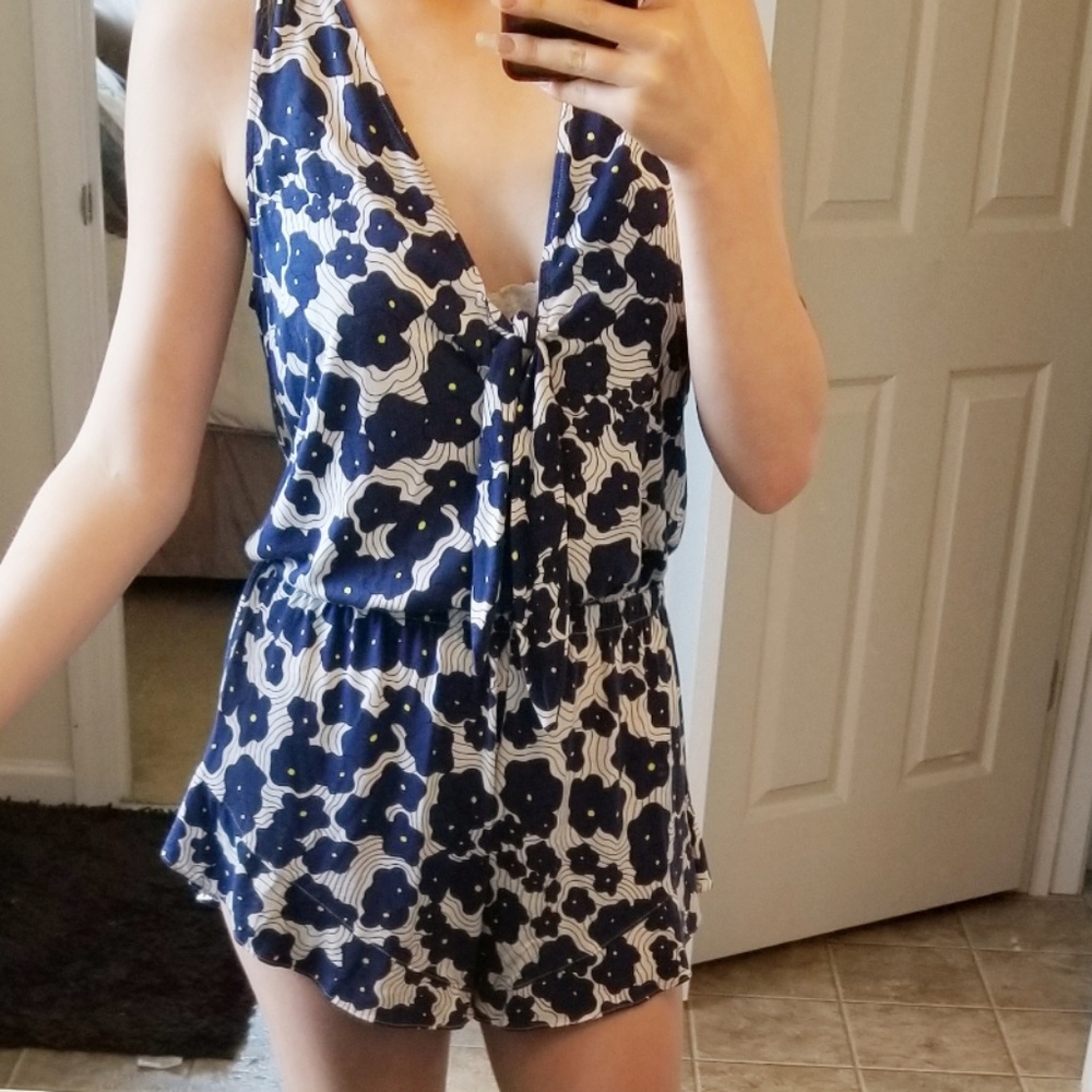 Psychedelic/Floral romper